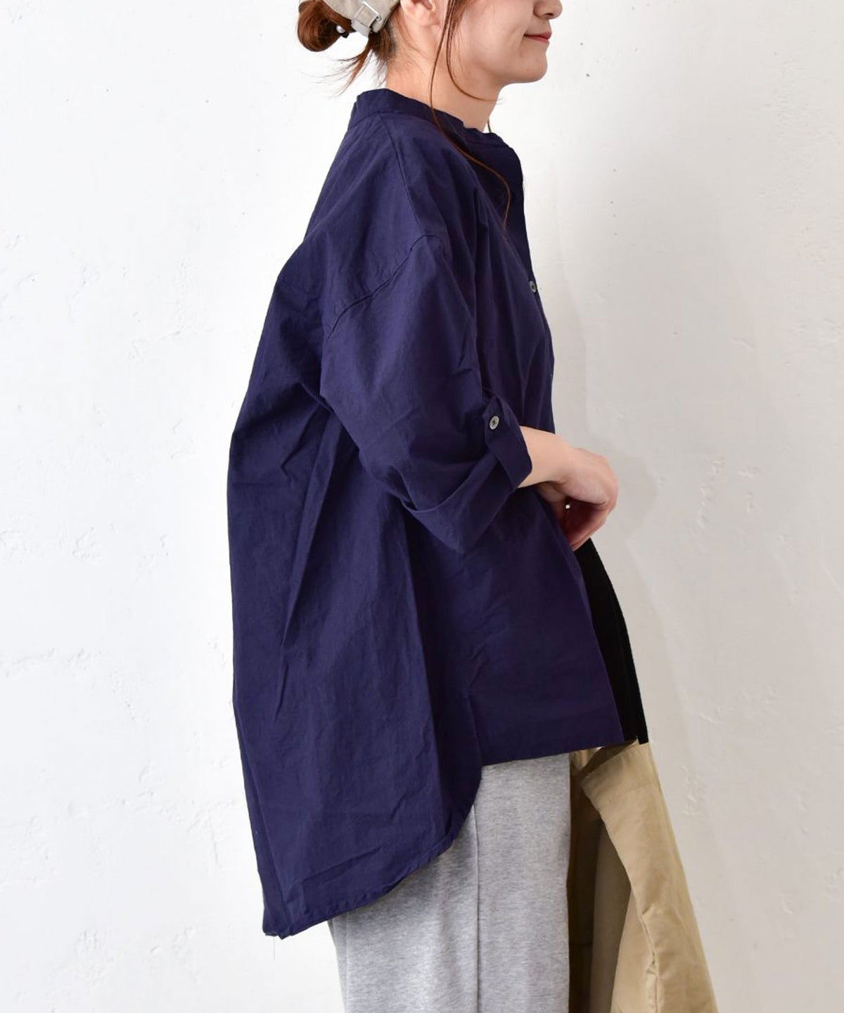 BLUE LAKE MARKET｜ロールアップシャツ [[SA-37019]][C]