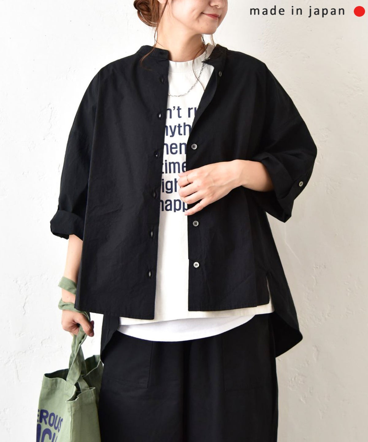 BLUE LAKE MARKET｜ロールアップシャツ [[SA-37019]][C]