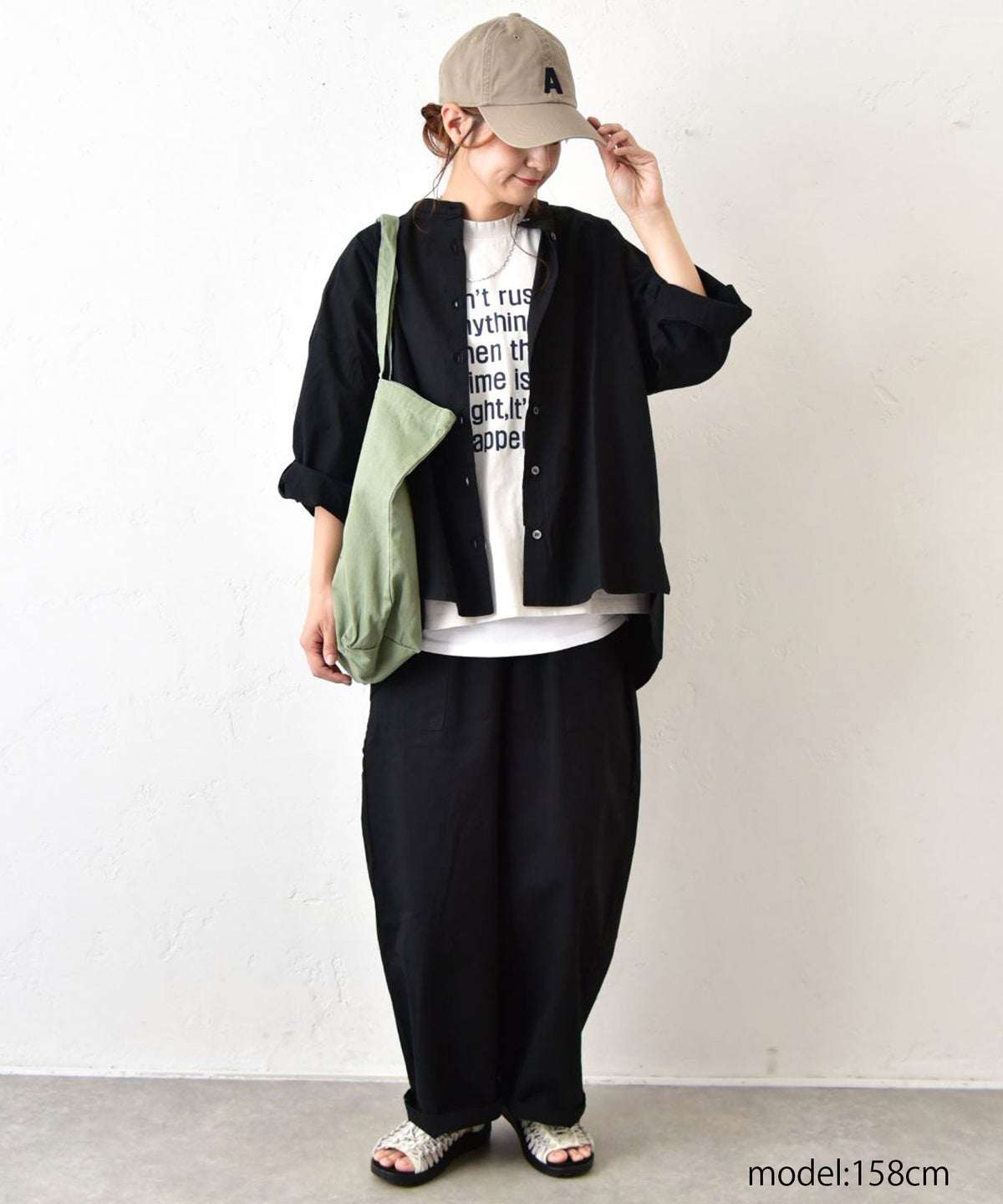 BLUE LAKE MARKET｜ロールアップシャツ [[SA-37019]][C]
