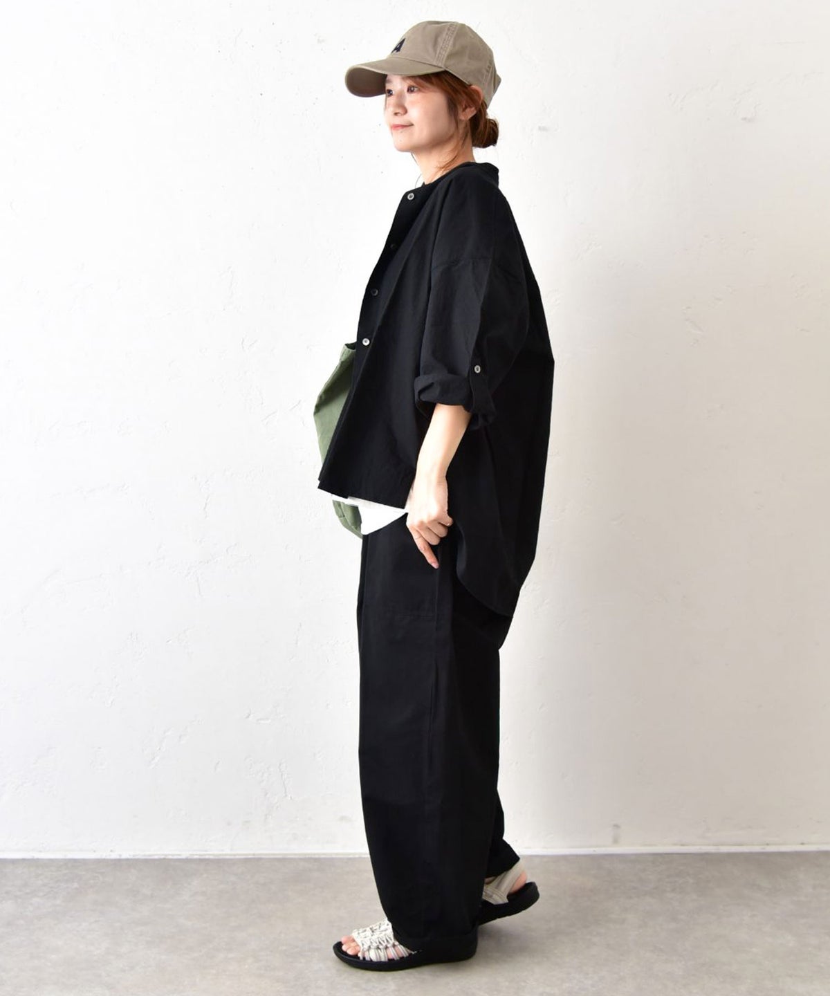 BLUE LAKE MARKET｜ロールアップシャツ [[SA-37019]][C]