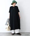 BLUE LAKE MARKET｜両サイドスリットあきワンピース [[SA-37126]][C]