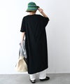 BLUE LAKE MARKET｜両サイドスリットあきワンピース [[SA-37126]][C]
