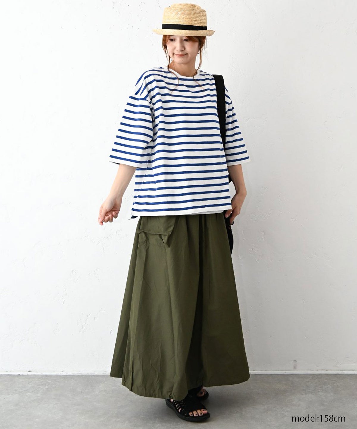 BLUE LAKE MARKET｜ドロストバルーンスカート [[B-529005]][C]