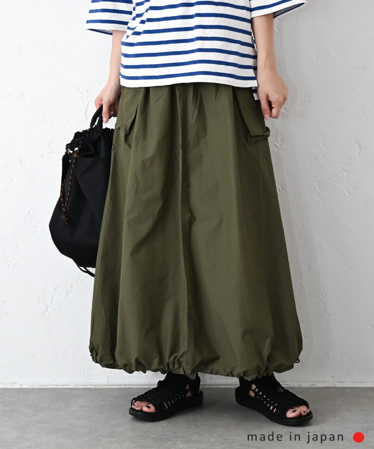 BLUE LAKE MARKET｜ドロストバルーンスカート [[B-529005]][C]