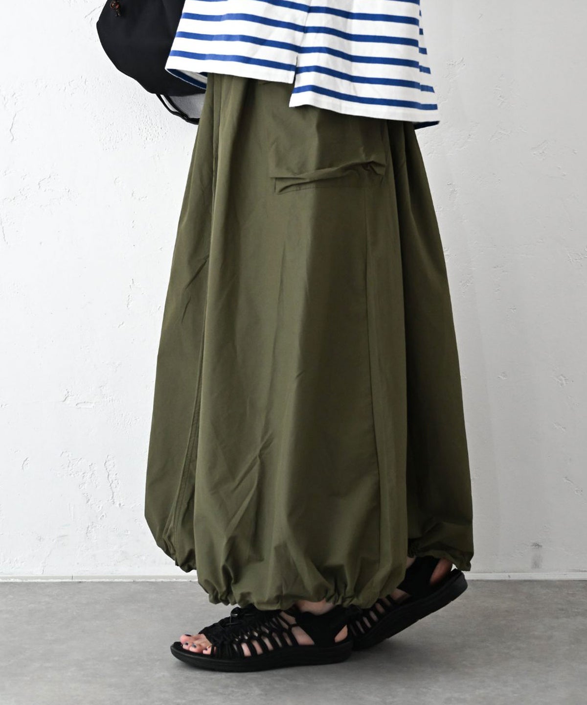 BLUE LAKE MARKET｜ドロストバルーンスカート [[B-529005]][C]