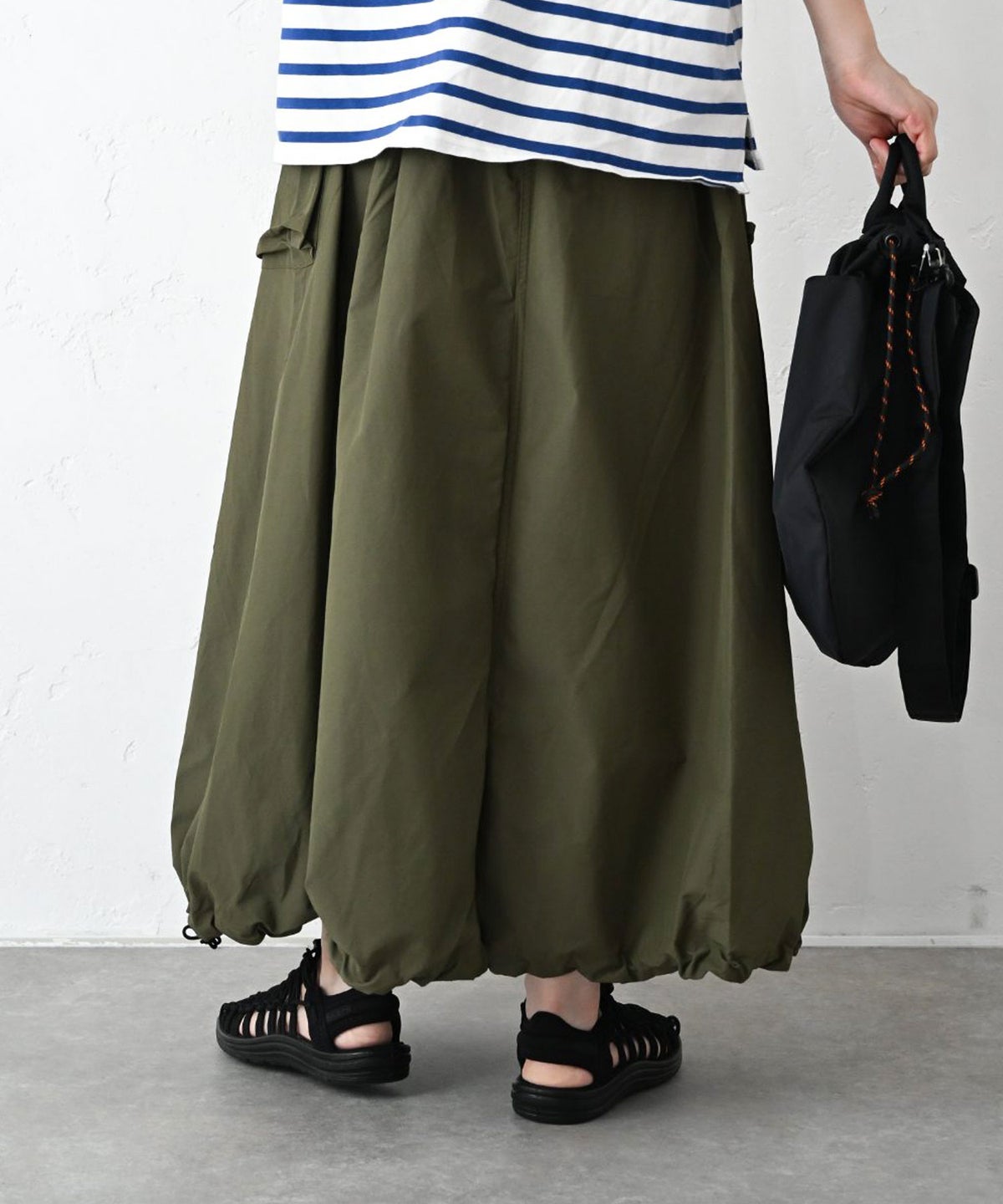 BLUE LAKE MARKET｜ドロストバルーンスカート [[B-529005]][C]
