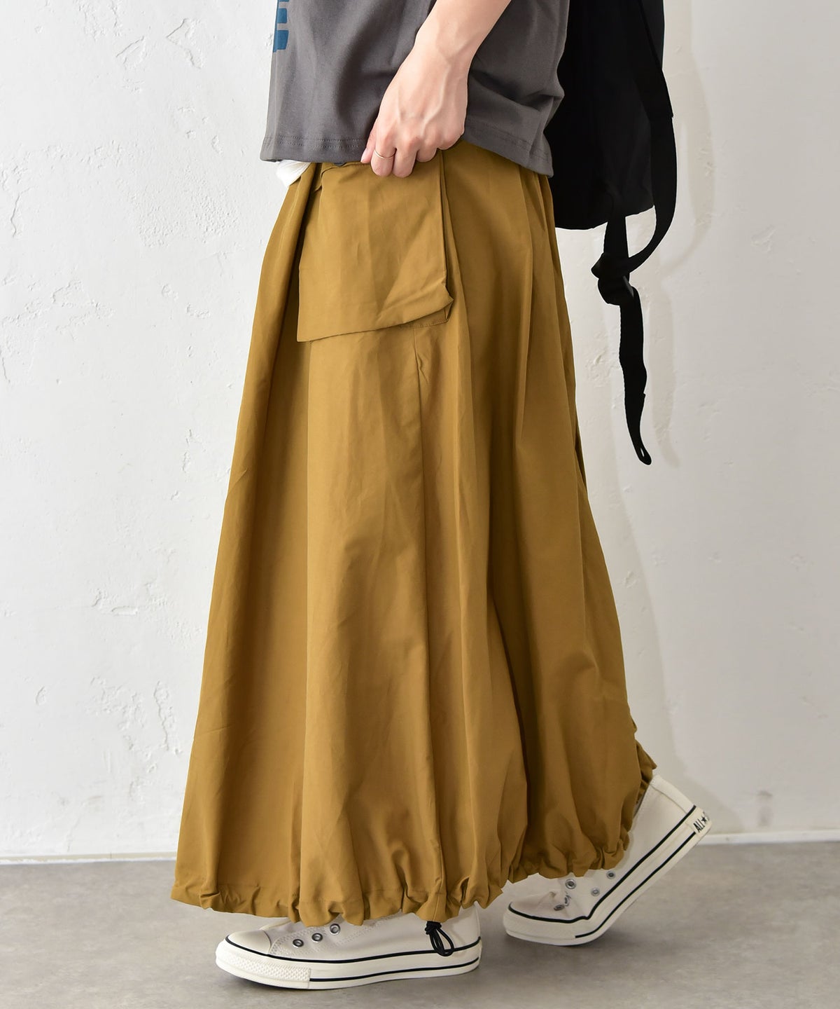 BLUE LAKE MARKET｜ドロストバルーンスカート [[B-529005]][C]