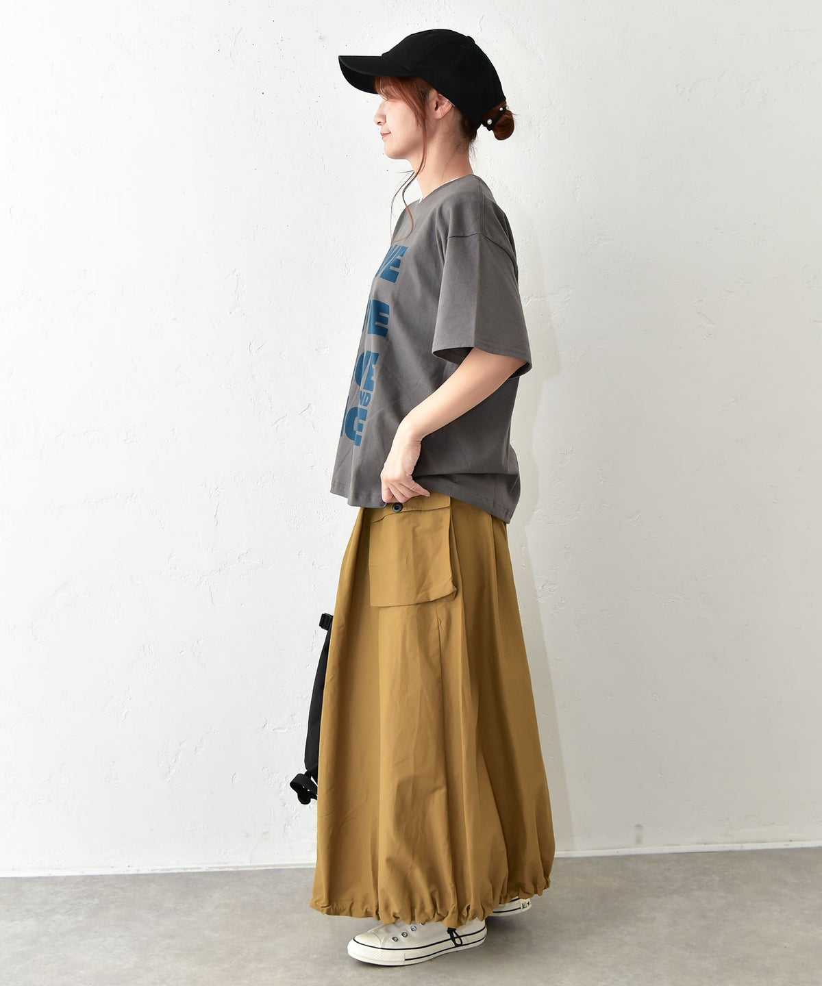 BLUE LAKE MARKET｜ドロストバルーンスカート [[B-529005]][C]