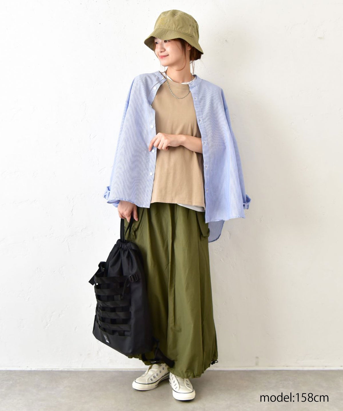 BLUE LAKE MARKET｜ドロストバルーンスカート [[B-529005]][C]