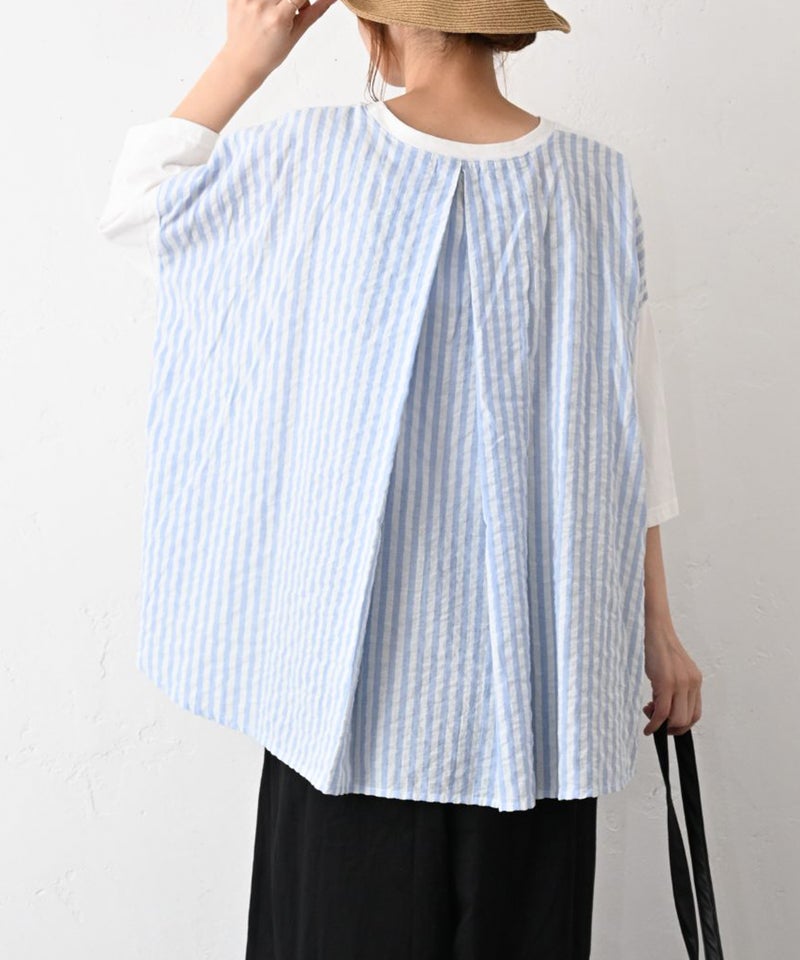 hagumu｜異素材切替カットソー [[C-777]][C]
