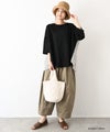 hagumu｜異素材切替カットソー [[C-777]][C]
