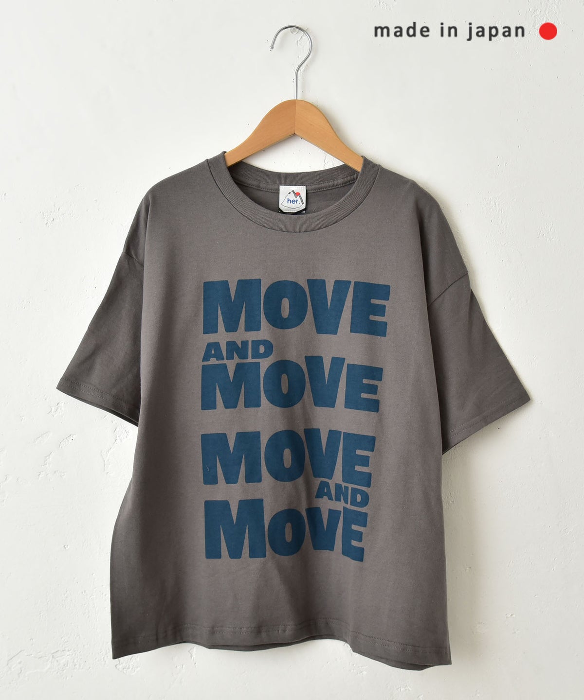 her.｜ロゴプリントTee [[MTAH604-0721]][C]