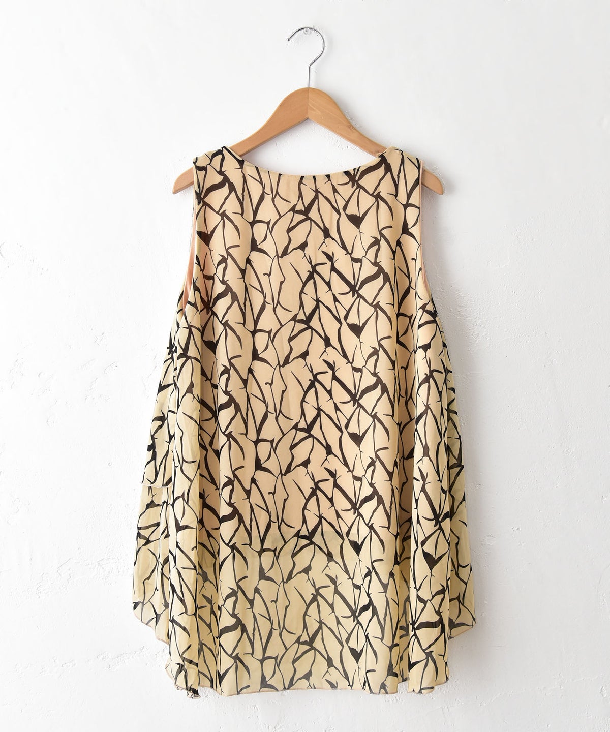  HUMS｜柄シフォンレイヤードタンク [[RNK-2676]][C]