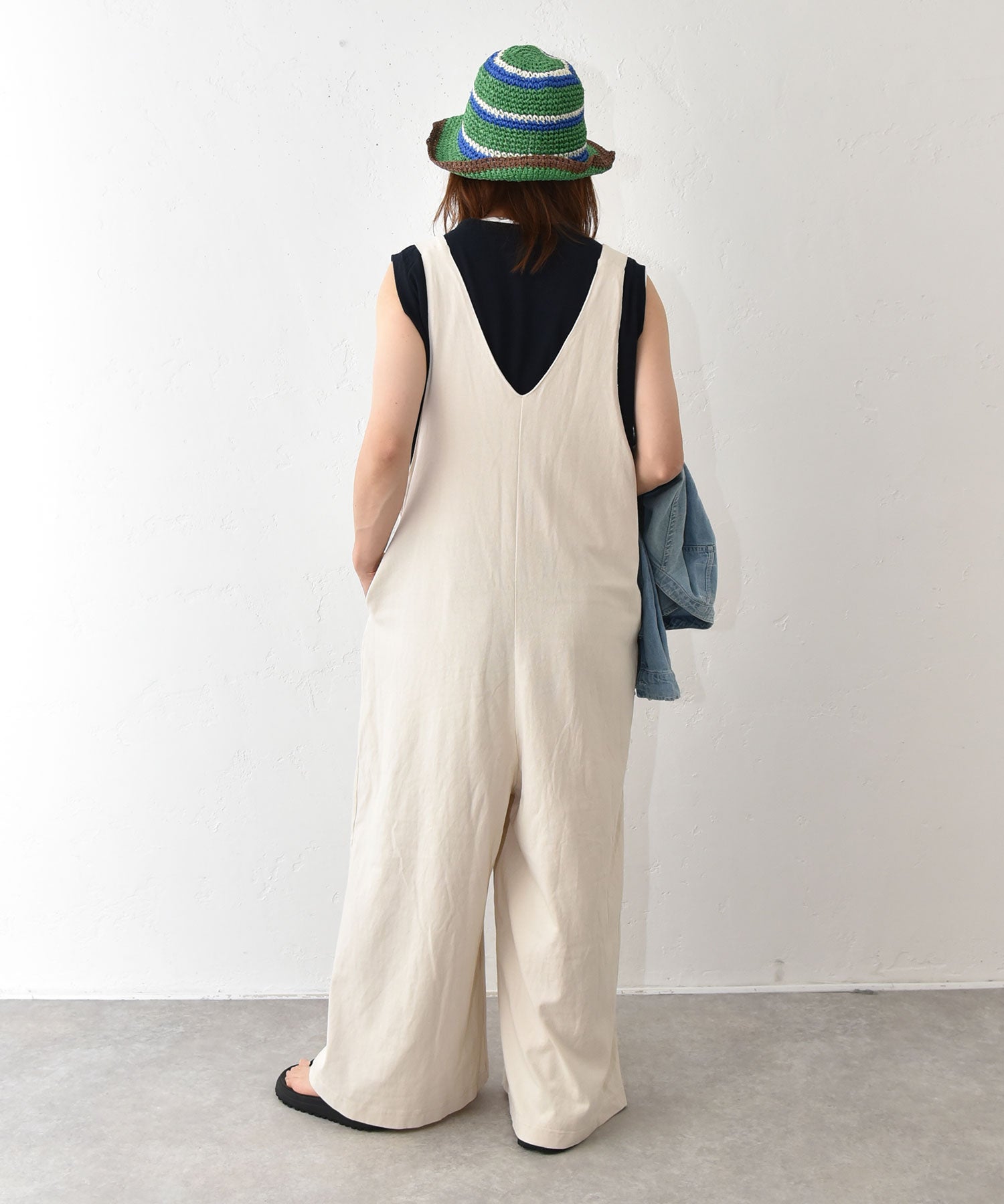 Our.｜カット素材2WAYサロペット [[C-9068]][C] | ma28 ONLINE STORE