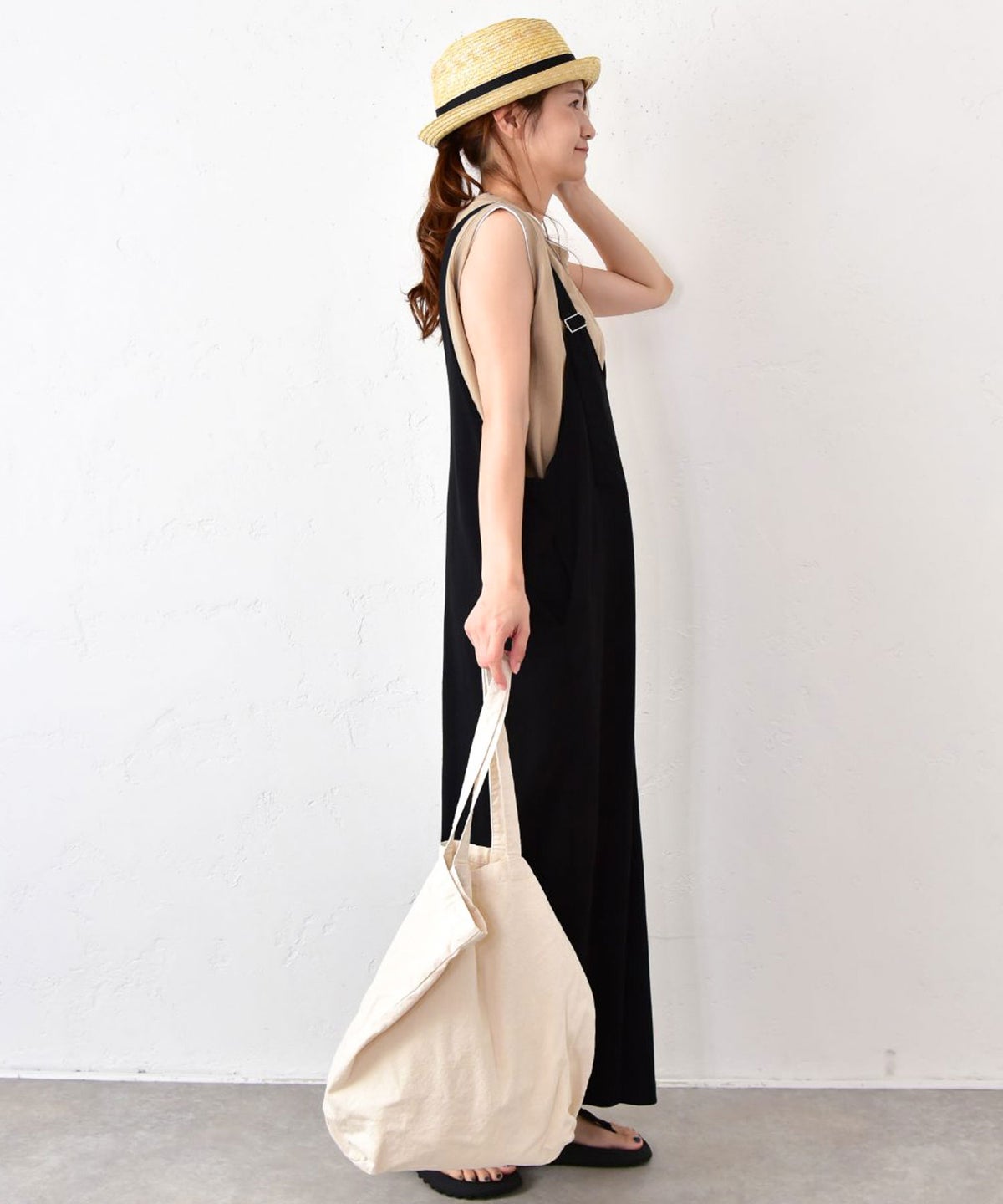Our.｜カット素材2WAYサロペット [[C-9068]][C]