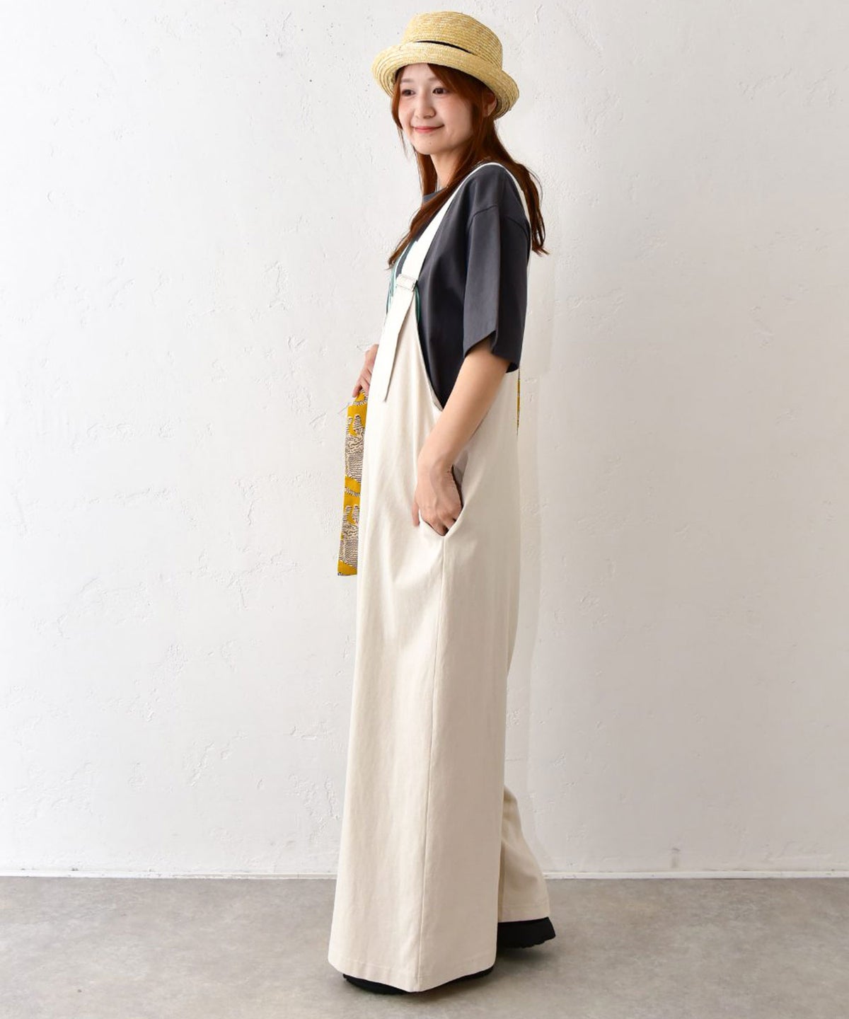 Our.｜カット素材2WAYサロペット [[C-9068]][C]