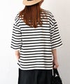 Our.｜ボートネックボーダーカットソー [[C-9064]][C]