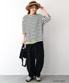 Our.｜ボートネックボーダーカットソー [[C-9064]][C]