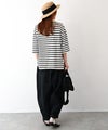 Our.｜ボートネックボーダーカットソー [[C-9064]][C]