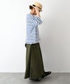 Our.｜ボートネックボーダーカットソー [[C-9064]][C]