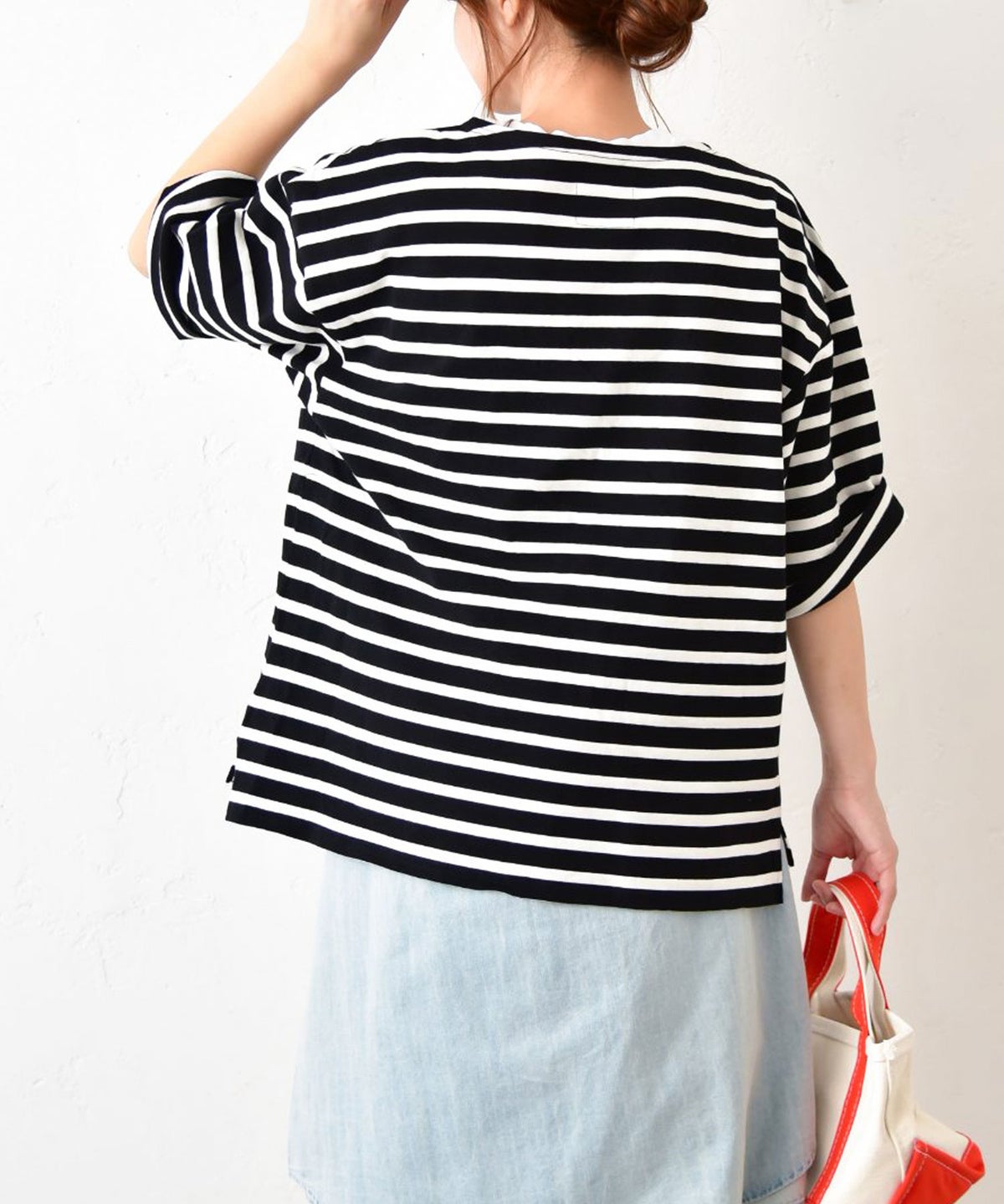 Our.｜ボートネックボーダーカットソー [[C-9064]][C]