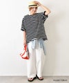 Our.｜ボートネックボーダーカットソー [[C-9064]][C]
