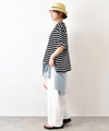 Our.｜ボートネックボーダーカットソー [[C-9064]][C]