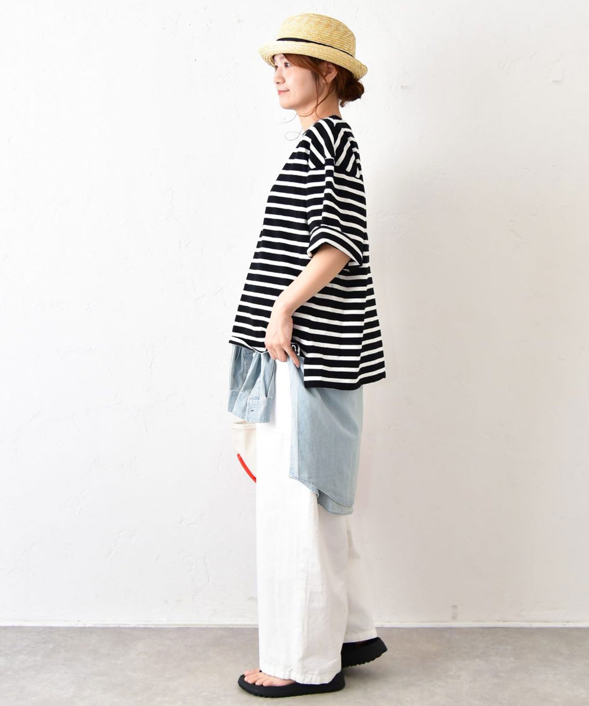 Our.｜ボートネックボーダーカットソー [[C-9064]][C]