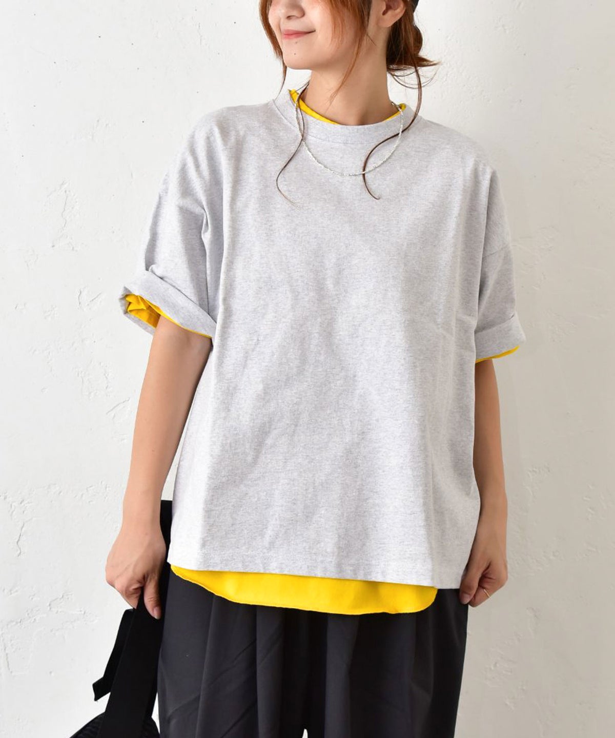  Our.｜ロゴ入り ワイドTee [[HU26-950]][C]