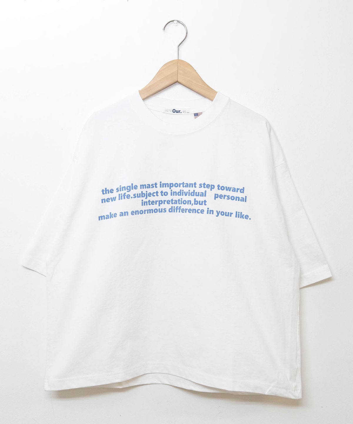  Our.｜ロゴ入り ワイドTee [[HU26-950]][C]