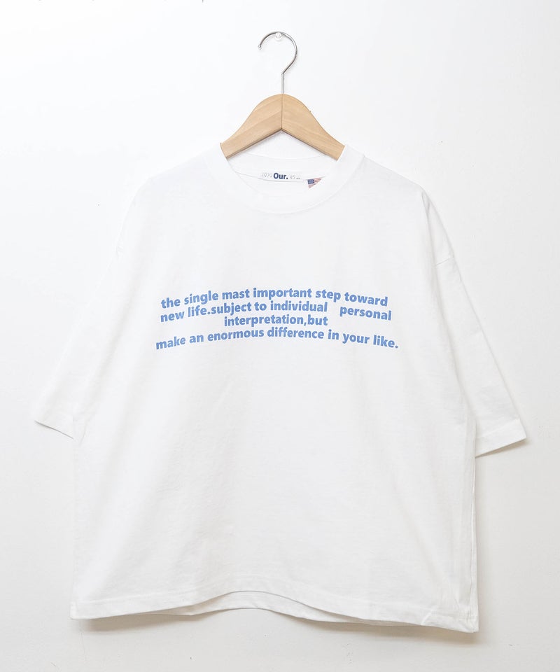  Our.｜ロゴ入り ワイドTee [[HU26-950]][C]