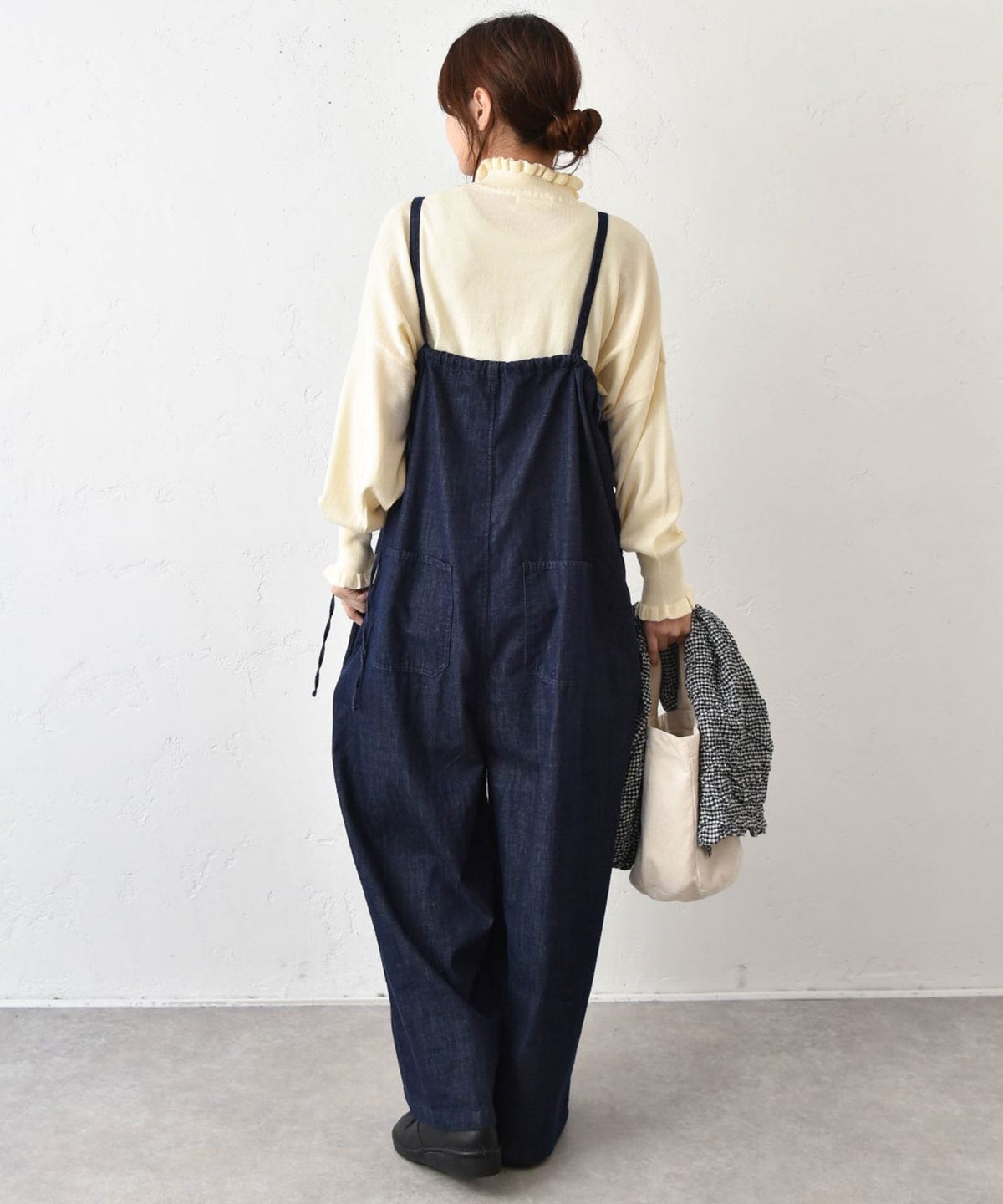 hagumu｜デニムサロペットパンツ [[C-779-IND]][C]