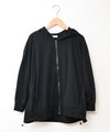 Our.｜裾アジャスター付き7分袖ジップアップパーカー [[C-9069]][C]