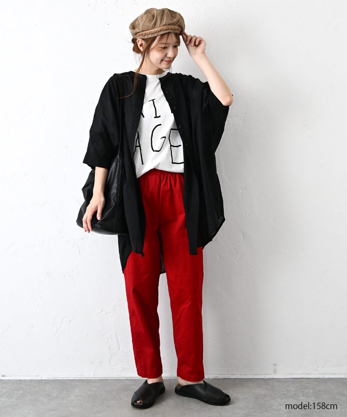 hagumu｜半袖プリントTee（ロゴ） [[C-771-2]][C]