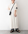 IN THE MARKET｜フロッキーロゴ ナンバリングVネックワンピース [[C-2568]][C]