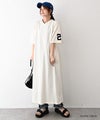 IN THE MARKET｜フロッキーロゴ ナンバリングVネックワンピース [[C-2568]][C]