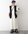 IN THE MARKET｜フロッキーロゴ ナンバリングVネックワンピース [[C-2568]][C]