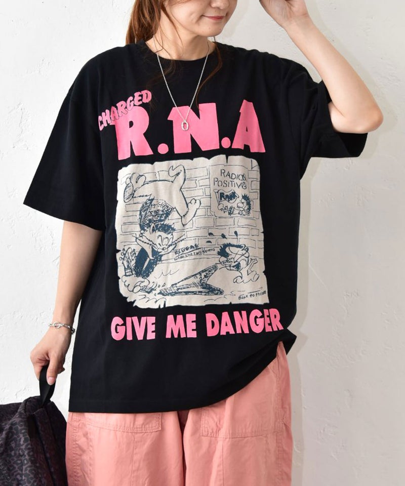  RNA｜キャットギタープリントT [[M2727]][C]