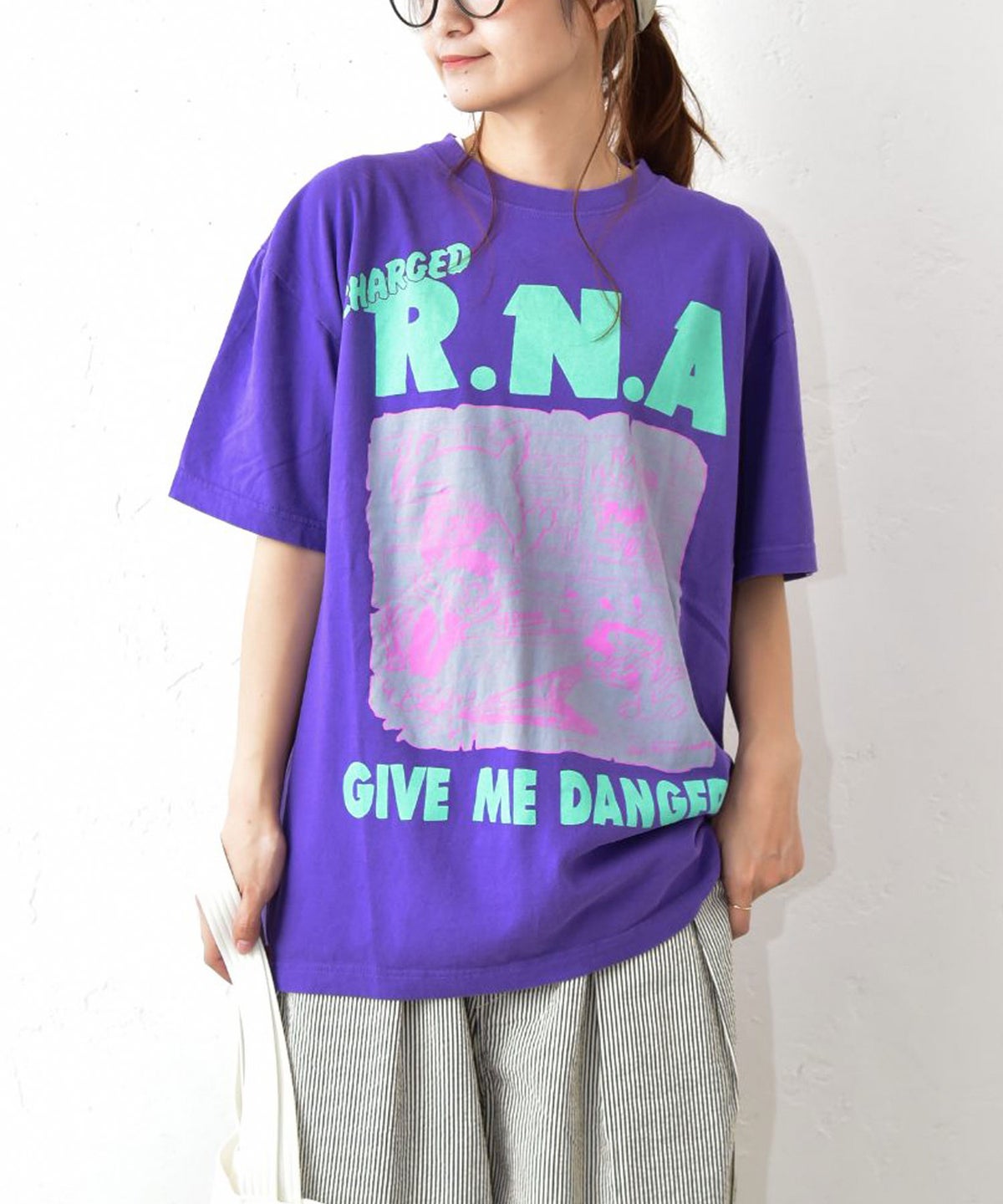  RNA｜キャットギタープリントT [[M2727]][C]