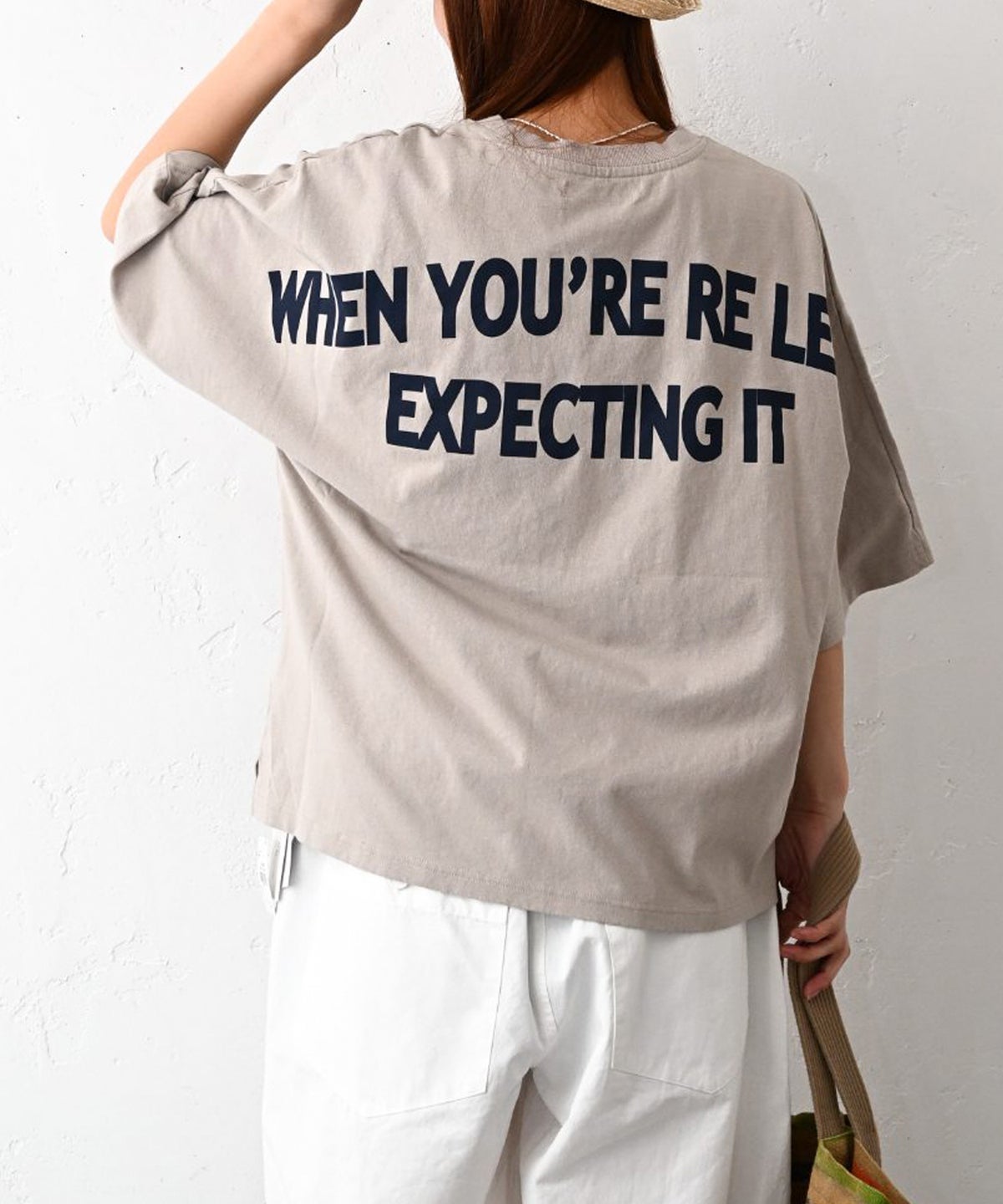 Our.｜前後ロゴ入りTシャツ [[C-9067]][C]