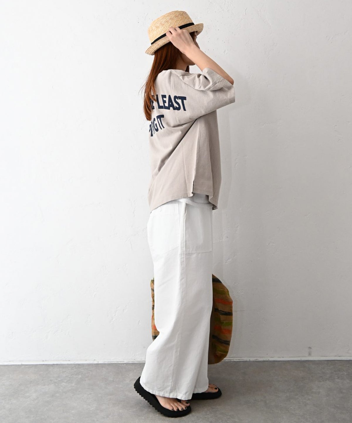 Our.｜前後ロゴ入りTシャツ [[C-9067]][C]
