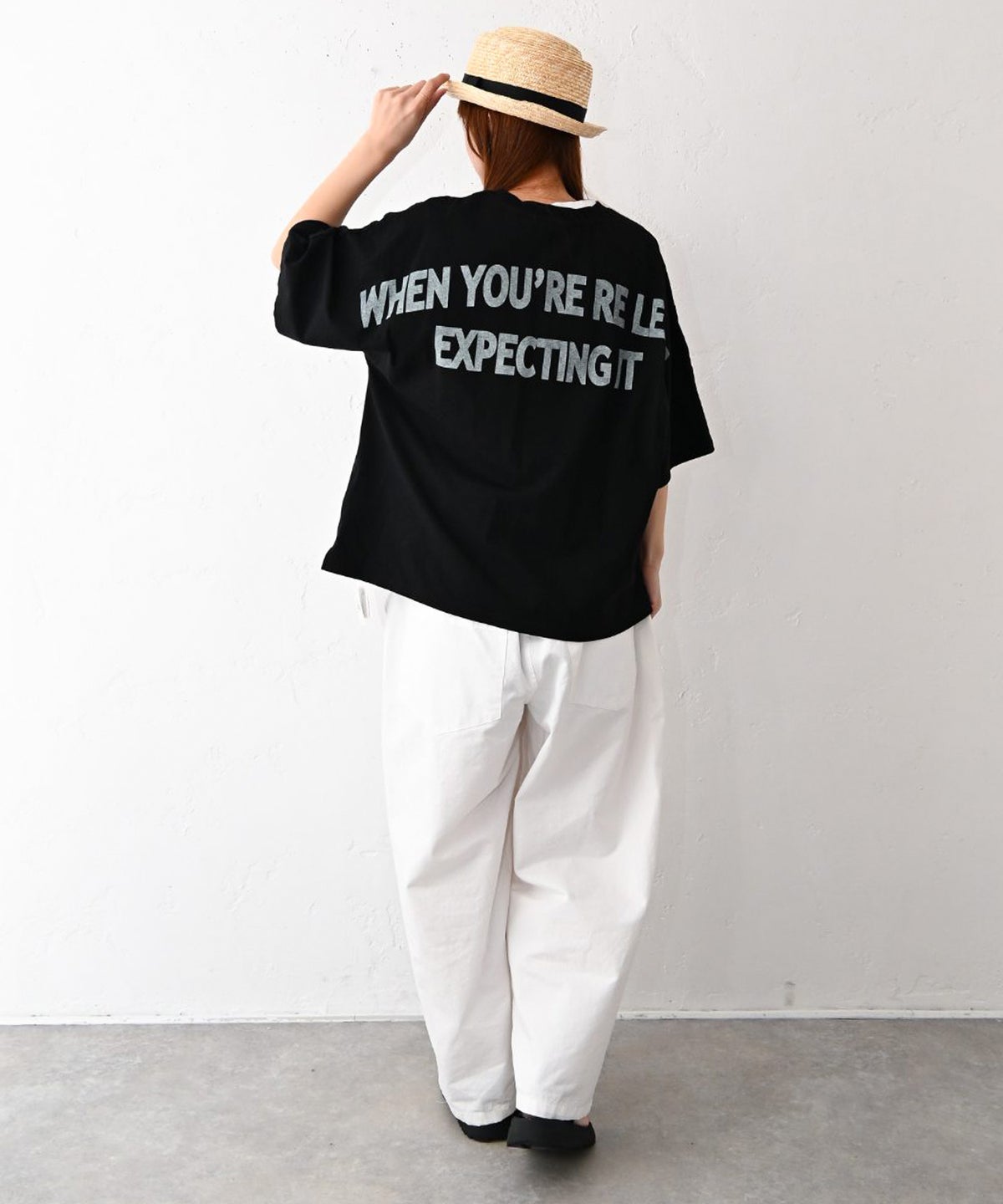 Our.｜前後ロゴ入りTシャツ [[C-9067]][C]