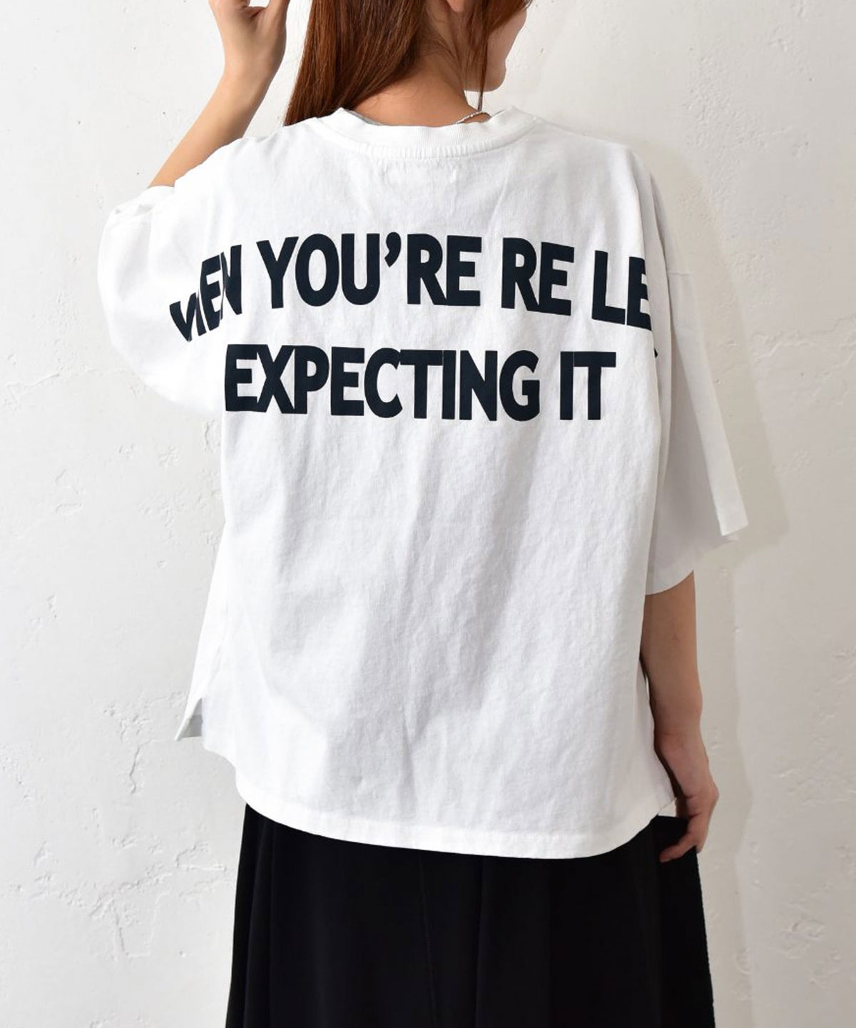 Our.｜前後ロゴ入りTシャツ [[C-9067]][C]