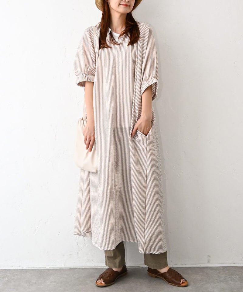  hagumu｜スキッパーワンピース [[C-783]][C]