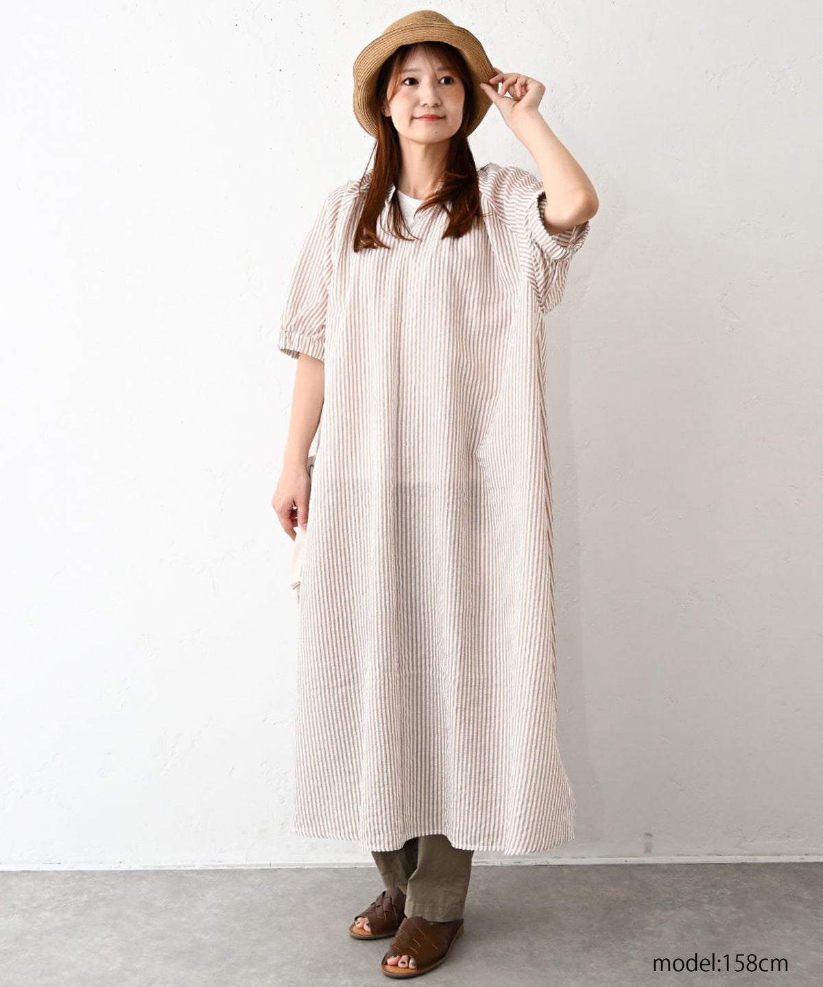  hagumu｜スキッパーワンピース [[C-783]][C]