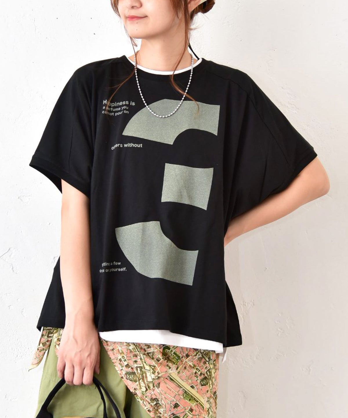 eka::｜変形数字ワイトTee [[1611965-1]][C]