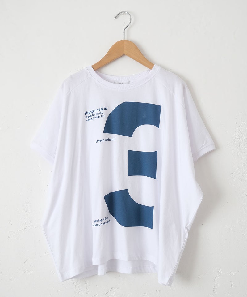 eka::｜変形数字ワイトTee [[1611965-1]][C]