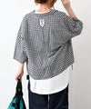  IN THE MARKET｜裾絞り付5分袖シャツ [[C-2627]][C]