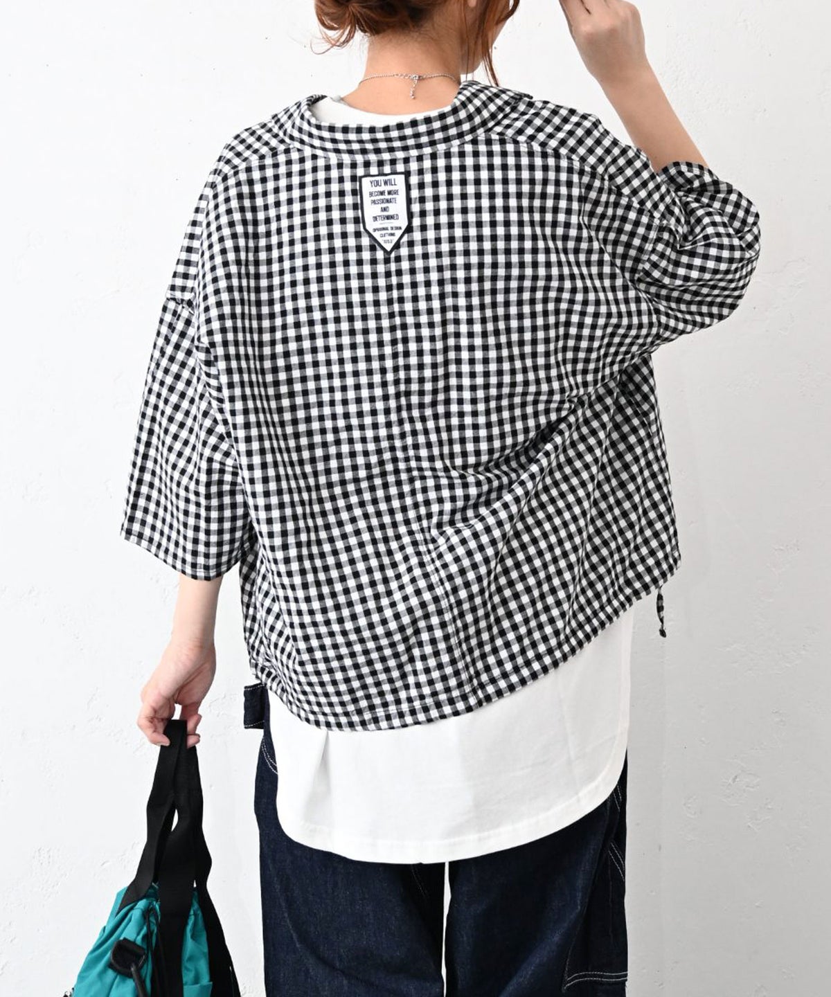  IN THE MARKET｜裾絞り付5分袖シャツ [[C-2627]][C]
