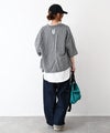  IN THE MARKET｜裾絞り付5分袖シャツ [[C-2627]][C]